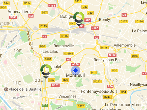 carte interactive ecodrop geolocalisation dechetterie montreuil